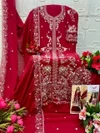 Aisla Vol 2 By Sajida Faux Georgette Pakistani Salwar Suits
